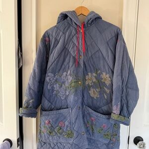 Psychic outlaw reclaimed quilt coat